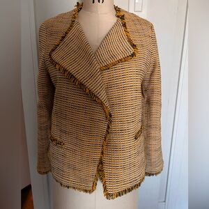 Ann Taylor Moto Style Blazer Size US 4